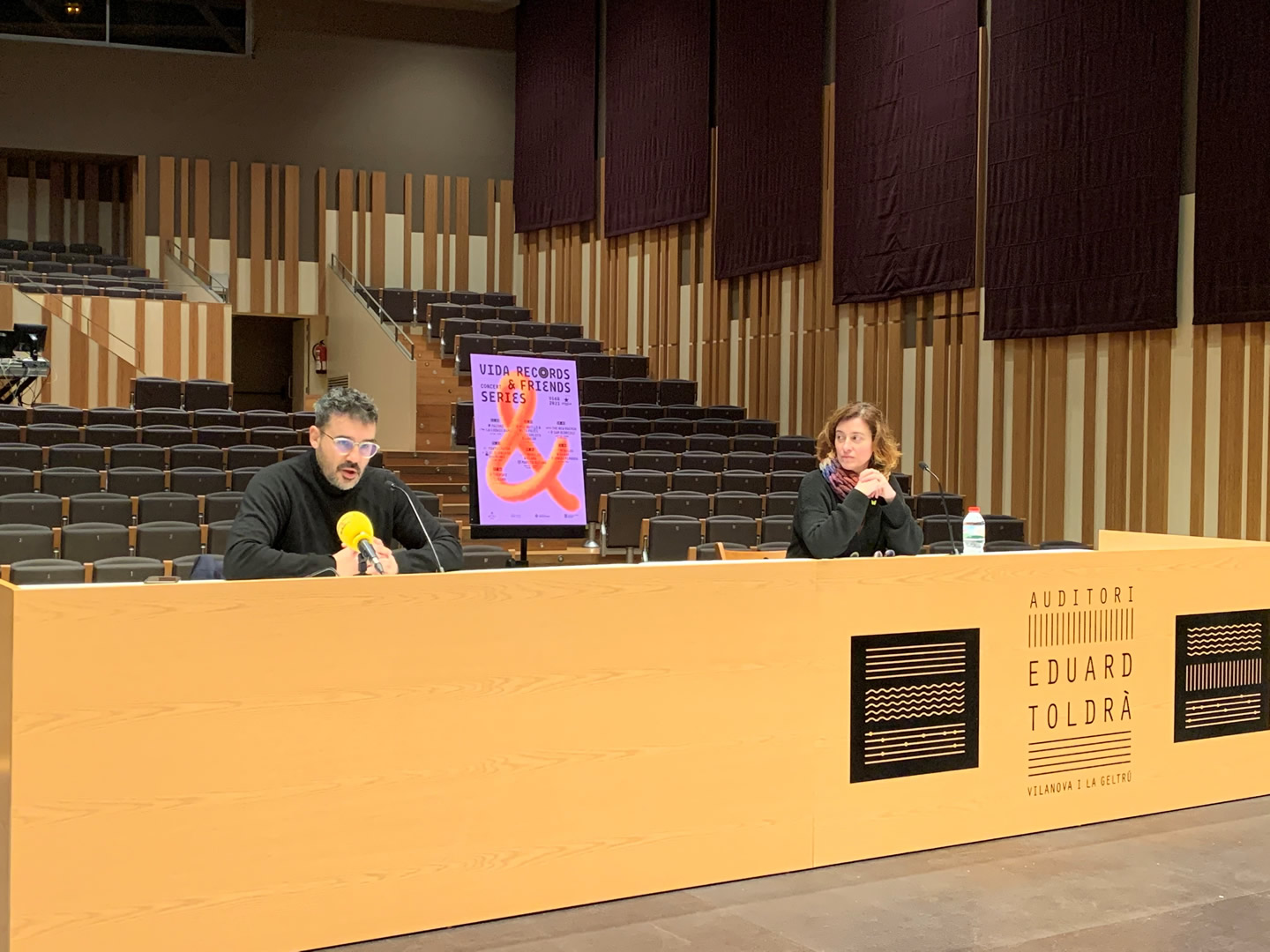 Adelaida Moya i Dani Poveda, aquest migdia