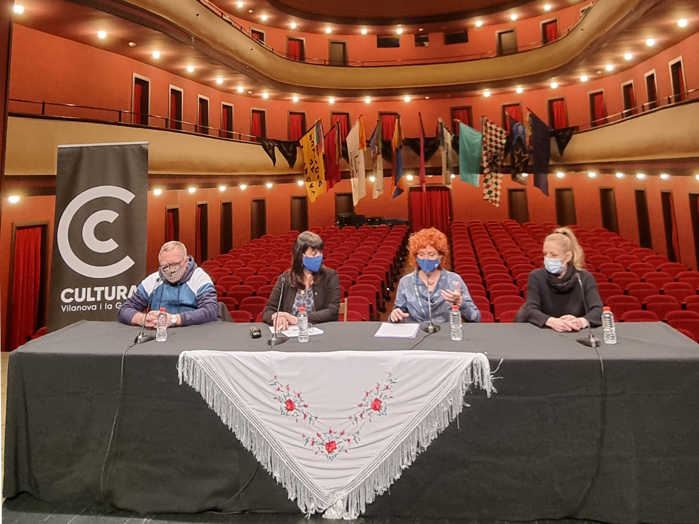Roda de premsa sobre el Carnaval, al Teatre Principal