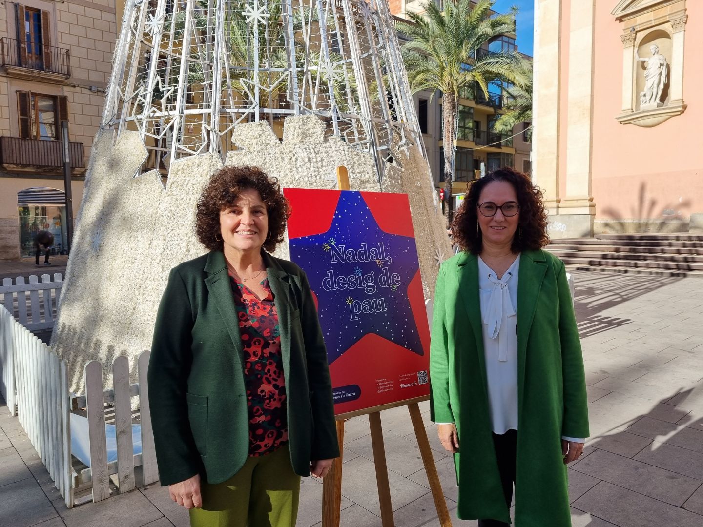 Les regidores Teresa Llorens i Anna Ribera