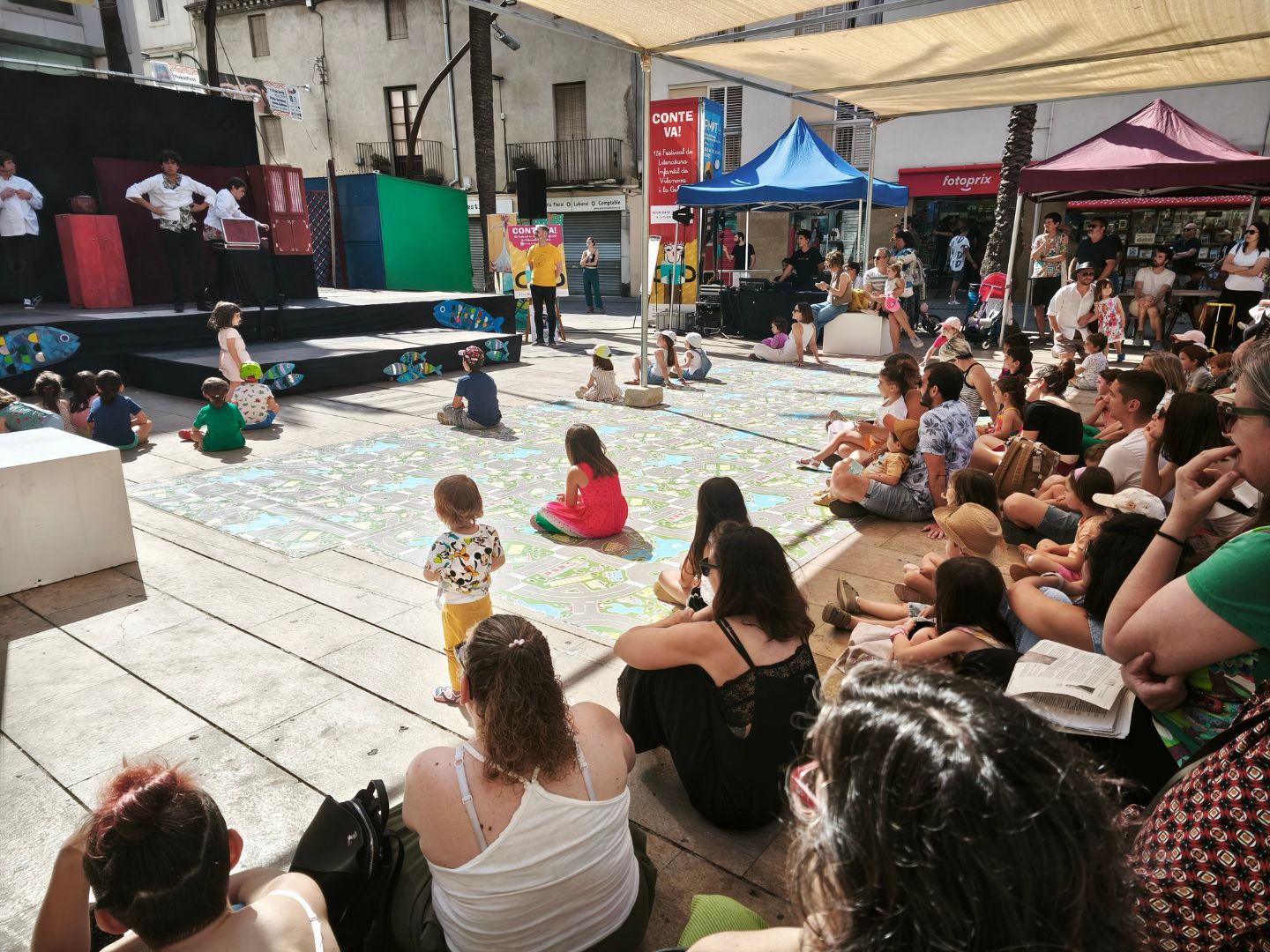 Mar de gresca, a la plaça de les Neus